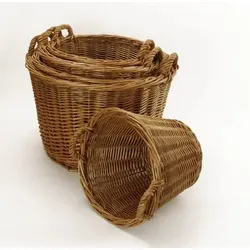 Weltshop 70029 Wirtschaftskorb natur Gr.4