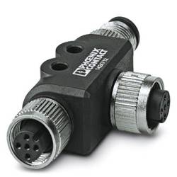Phoenix Contact 1424712 T-Verteiler M12 Stecker, gerade, Buchse, gerade Polzahl Sensoren: 5 1 St.