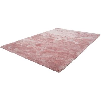 Hochflor-Teppich OBSESSION "My Curacao 490", pink, B:200cm H:35mm L:290cm, Mikropolyester, Teppiche, Uni-Farben, sehr weicher Kuschelflor, handgetuftet