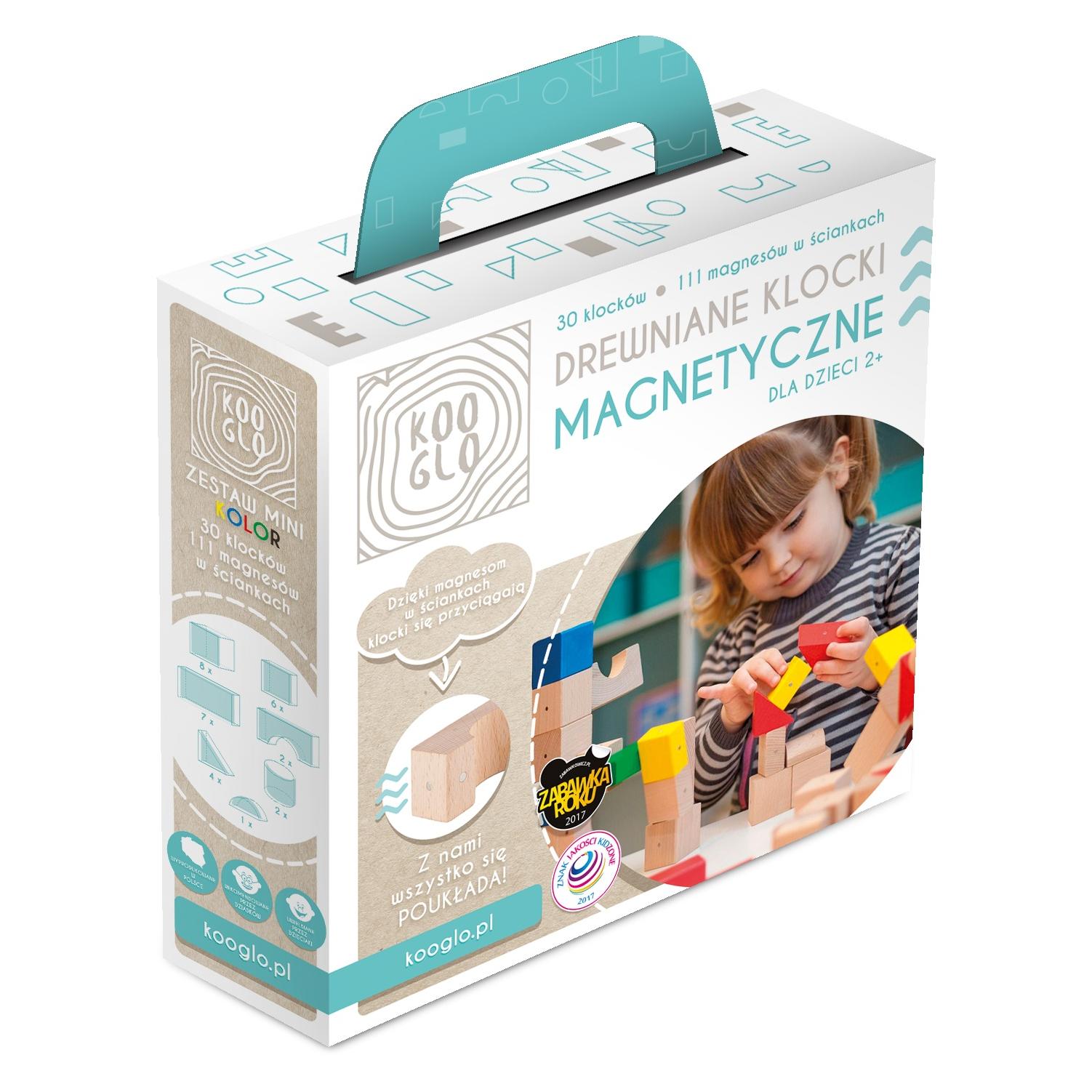 Holzecke Magnetische Holzblöcke Mini Farbe (K4030C)