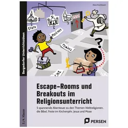 Escape-Rooms und Breakouts im Religionsunterricht, Schulbücher von Klara Kirschbaum
