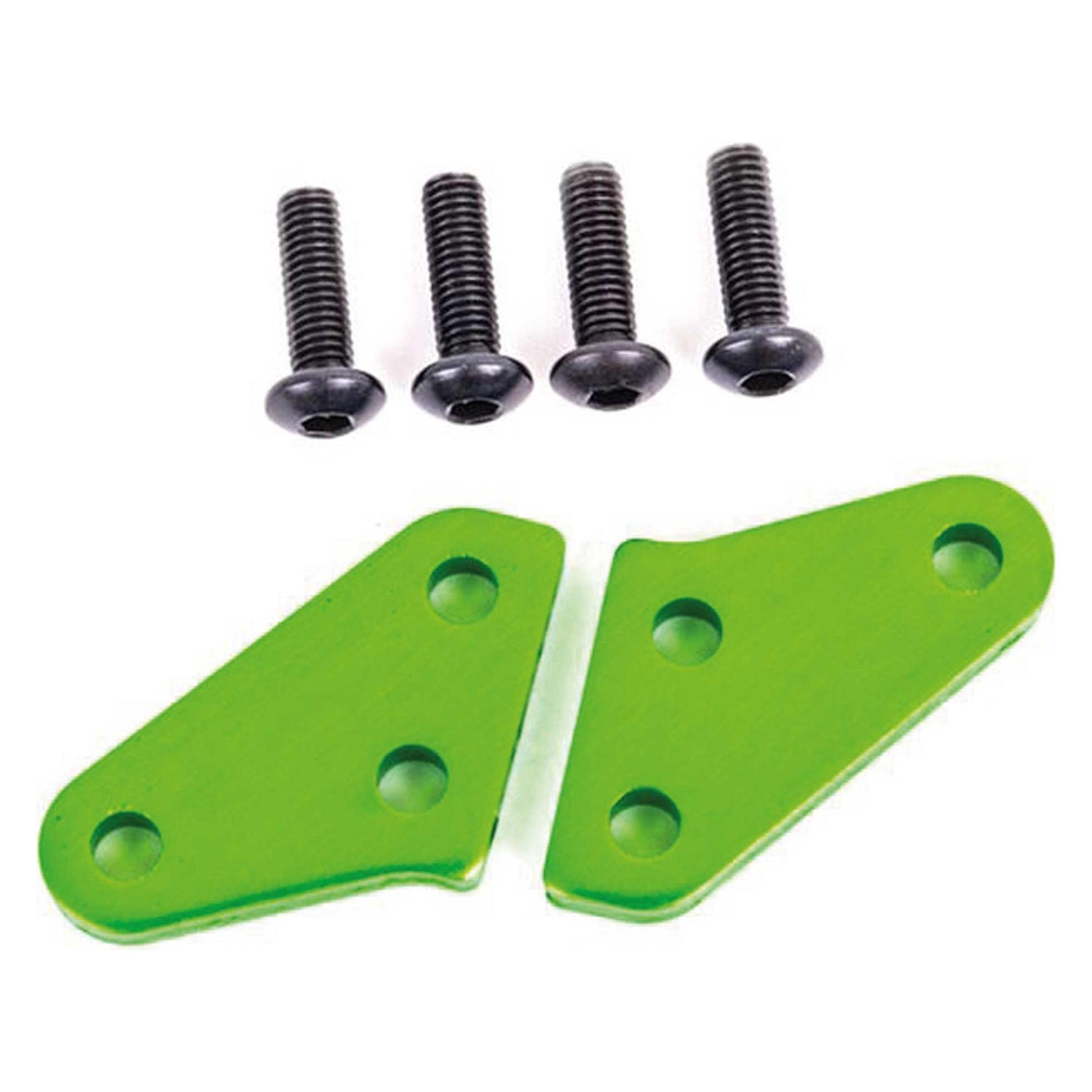 Traxxas lenkhebel-arm alu grün-eloxiert (2) für 9537 & 9637 (TRX9636G)