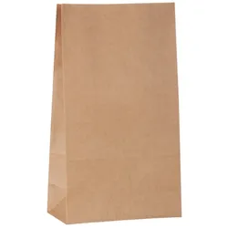 Papiertüten aus Kraftpapier, braun, 12 x 21 cm, 15 Stück