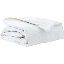 vidaXL Bettdecke Weiß 140 x 220 cm Feder