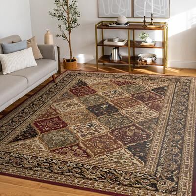 Alise Rugs Soho Traditional Floral Indoor Area Rug