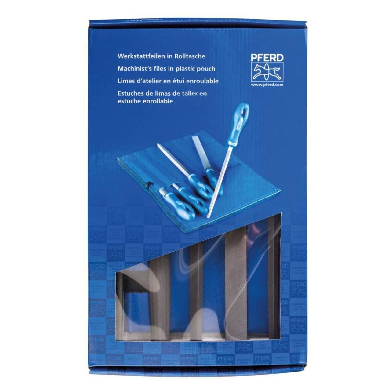 Pferd Werkstattfeilen in Rolltasche 532 WRU 200 (200 mm) (11801532)