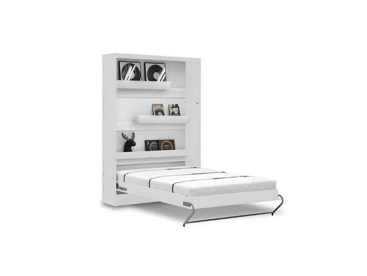 Armoire Chambre penderie et étagères 4 portes miroir 220cm Chêne et Noir - VINI