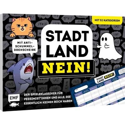 Stadt, Land, NEIN! – Der Spieleklassiker für Pessimist*innen und alle, die eigentlich keinen Bock haben
