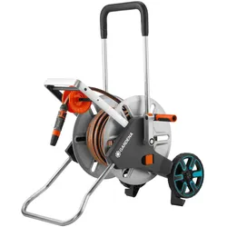 GARDENA AquaRoll M Easy Metall Set Schlauchwagen, 25 m