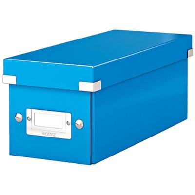 LEITZ Ablagebox Click & Store CD blau Packung mit 6 Stück