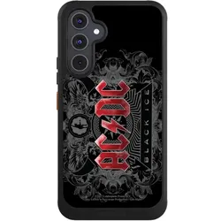 Nivocase Hülle für Samsung Galaxy A54 5G Handyhülle NIVOcore Case Schwarz ACDC Black Ice Fanartikel (Samsung Galaxy A54 5G), Smartphone Hülle, Schwarz