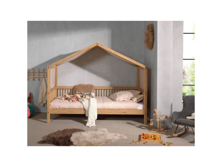 Hausbett FORREST Naturfarben ca.90x200cm Echtholz Eiche