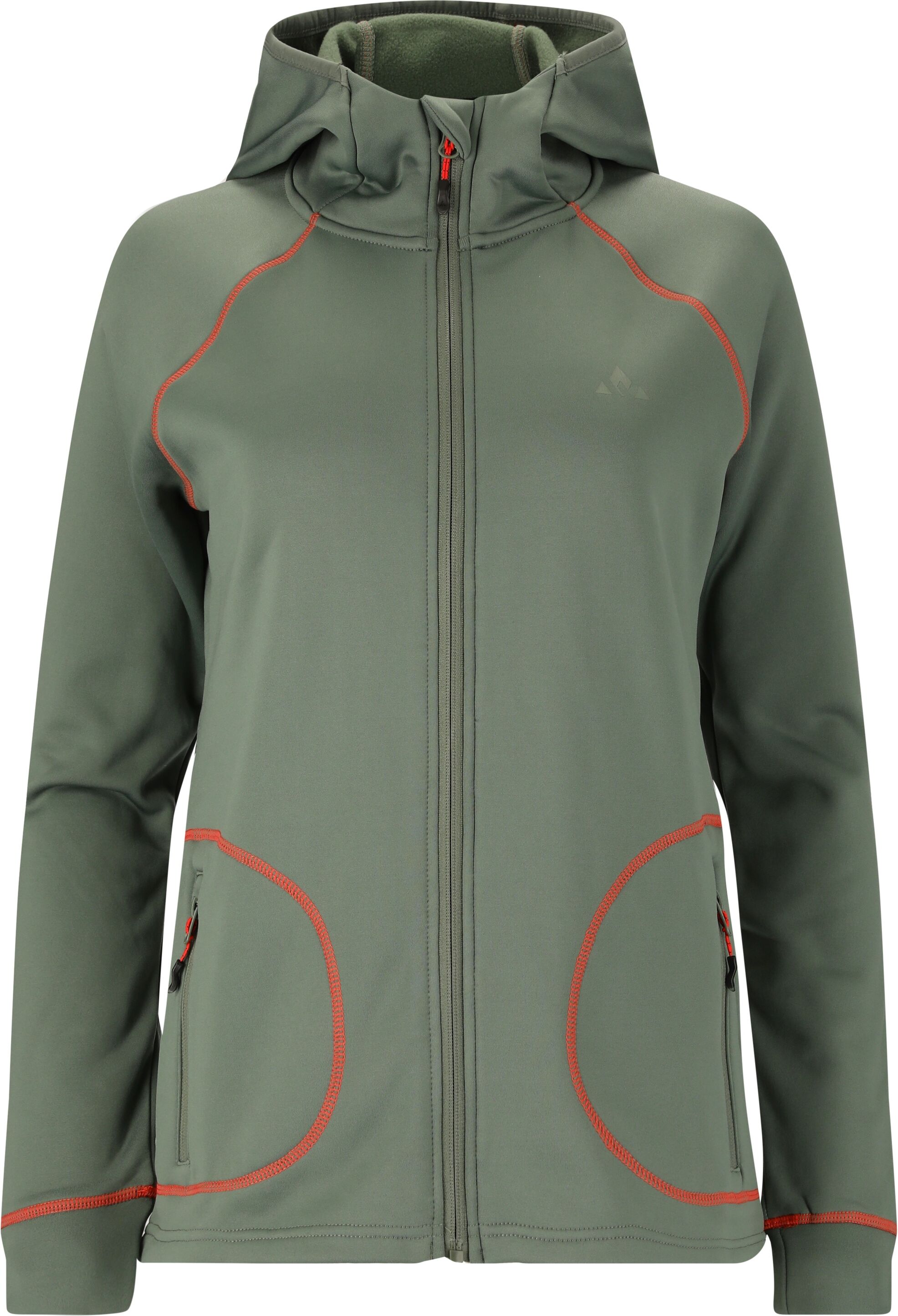 Fleecejacke WHISTLER "Tracker", Damen, Gr. 40, grün, 95% Polyester, 5% Elasthan, unifarben, normal, ohne Ausschnitt, Jacken Fleecejacke, mit Powerstretch-Technologie