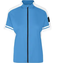 Damen Bike-Shirt Full Zip "JN453" - S - cobalt
