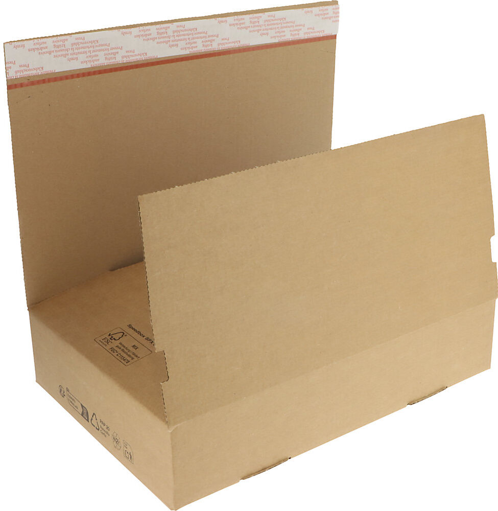 Speedbox DHL-Kleinpaket, 1-wellig, VE 20 Stk, Innenmaße 347 x 244 x 70 mm, ab 6 VE ratioform flow
