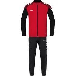 JAKO Performance Trainingsanzug Polyester Kinder 101 - rot/schwarz 140