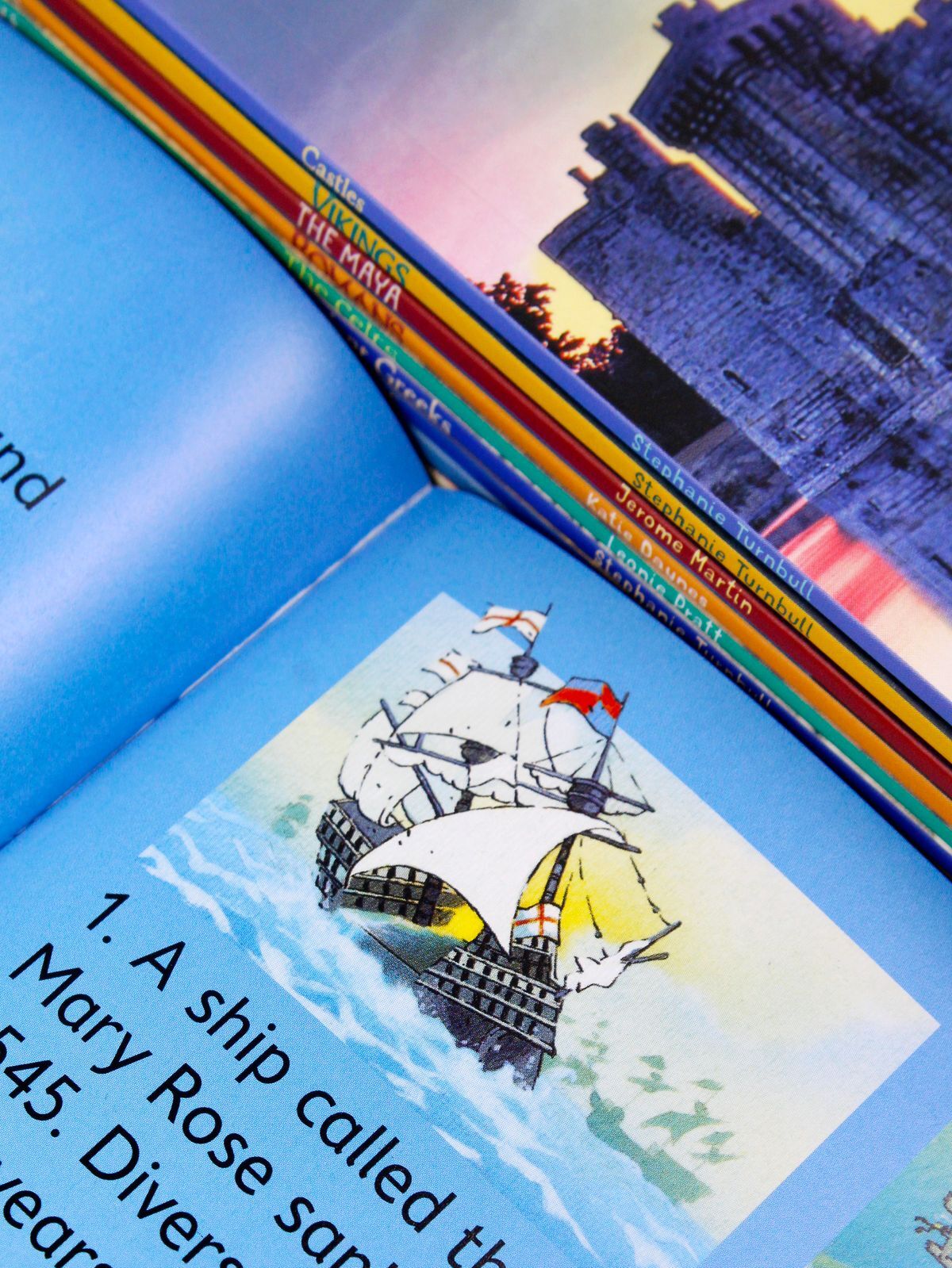 Usborne Beginners History 10 Books Collection Set Castles, Vikings PAPERBACK