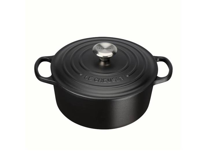 Le Creuset Le Creuset Signature Bräter rund 4,2 l Matte Black