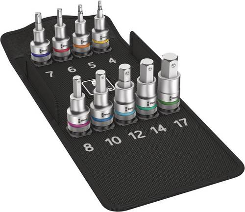 Wera 8740 C HF Steckschlüssel-Bit-Einsatz-Set 1/2" (12.5 mm) 9teilig 05004201001