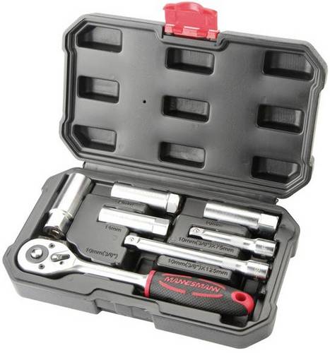 Brüder Mannesmann M00174 Zündkerzenmontage-Satz, 3/8" Zoll, 7-teilig