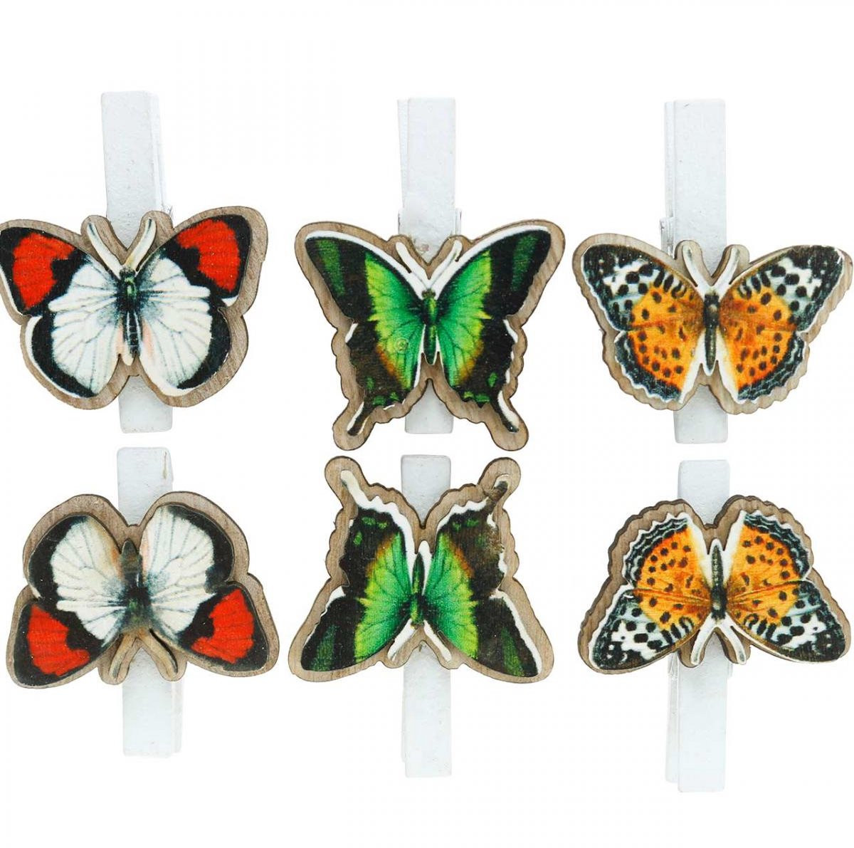 Decoratieve vlinder clip van VIANA voor tafeldecoratie