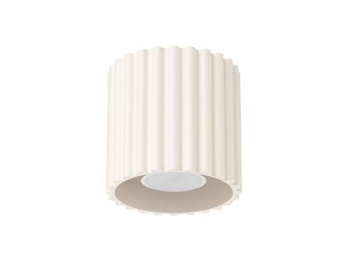 SOLLUX lighting Plafonnier - Spot de plafond en aluminium - 1 flamme - Ampoule LED - Beige Aura