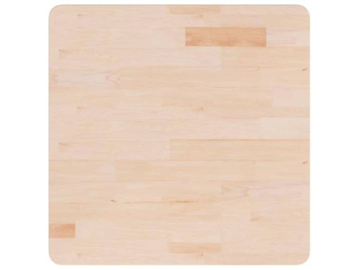 GKHPYURE Quadratische Tischplatte 60 x 60 x 2,5 cm Eiche massiv unbehandelt Massives Eichenholz, dichte Maserung, mittelbraun, unbehandelte Oberfläche, rustikales Design, Mehrzweck