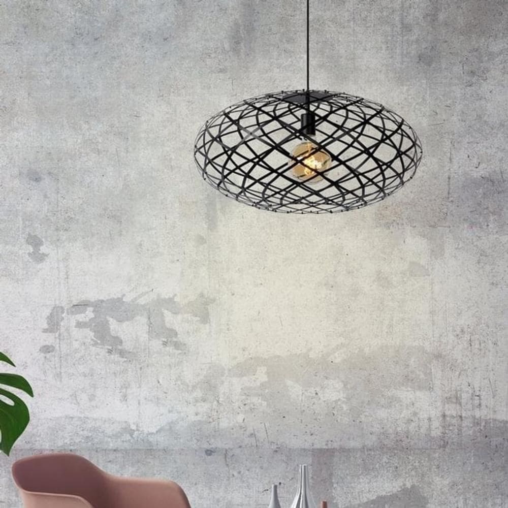 Lucide Suspension diamètre 65cm noir Noir 65x70x65cm
