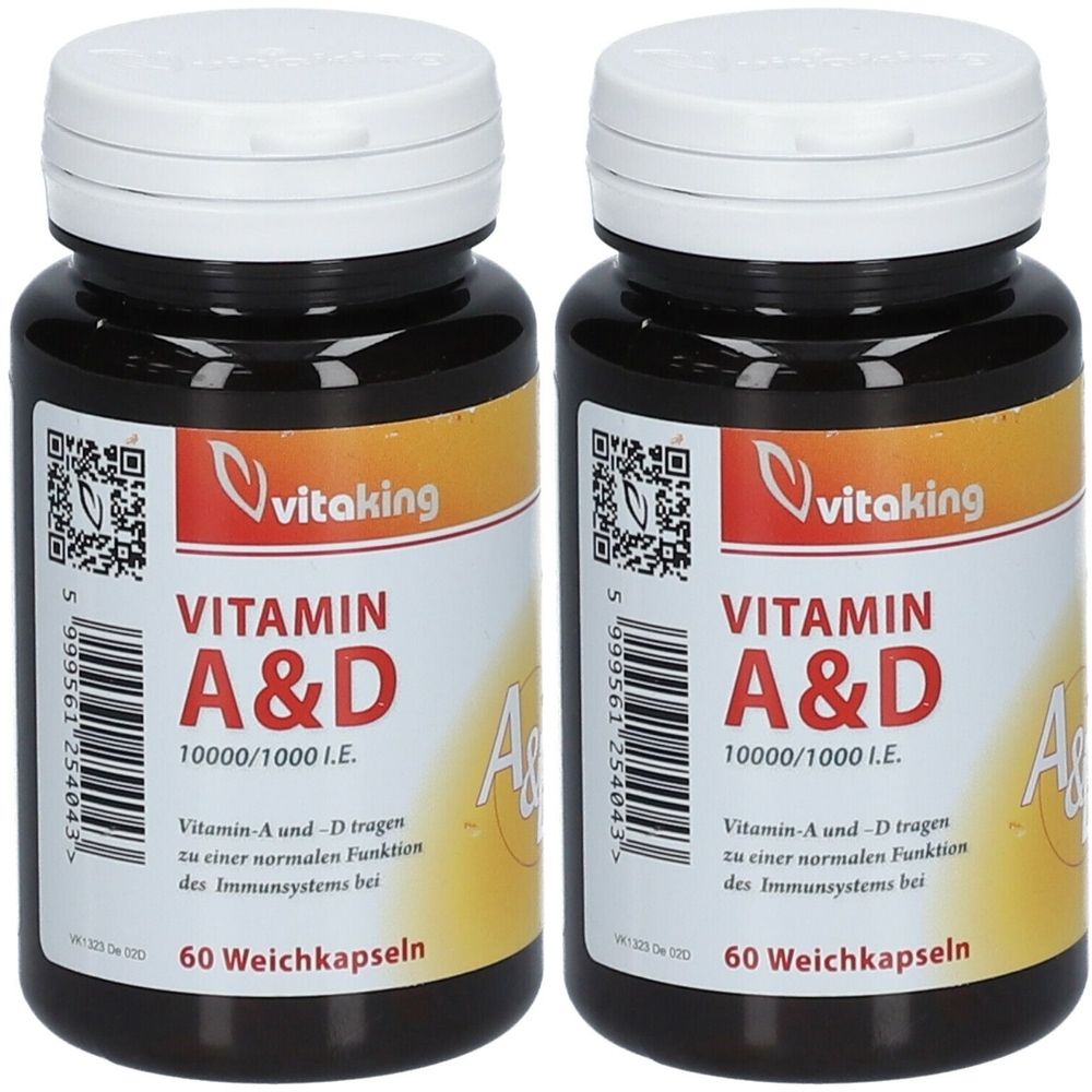 Vitamin A & D 10.000/1.000 I.e. Kapseln 2x 2x60 St