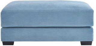 Loedds Corduroy Modular Ottoman with Cushioned Top