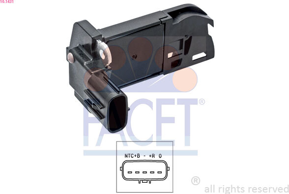 Facet Luftmassenmesser 10.1431 Für Lexus