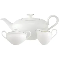 Villeroy & Boch, Teekanne, Anmut Platinum No.1 Teezubehör Set (0.80 l)
