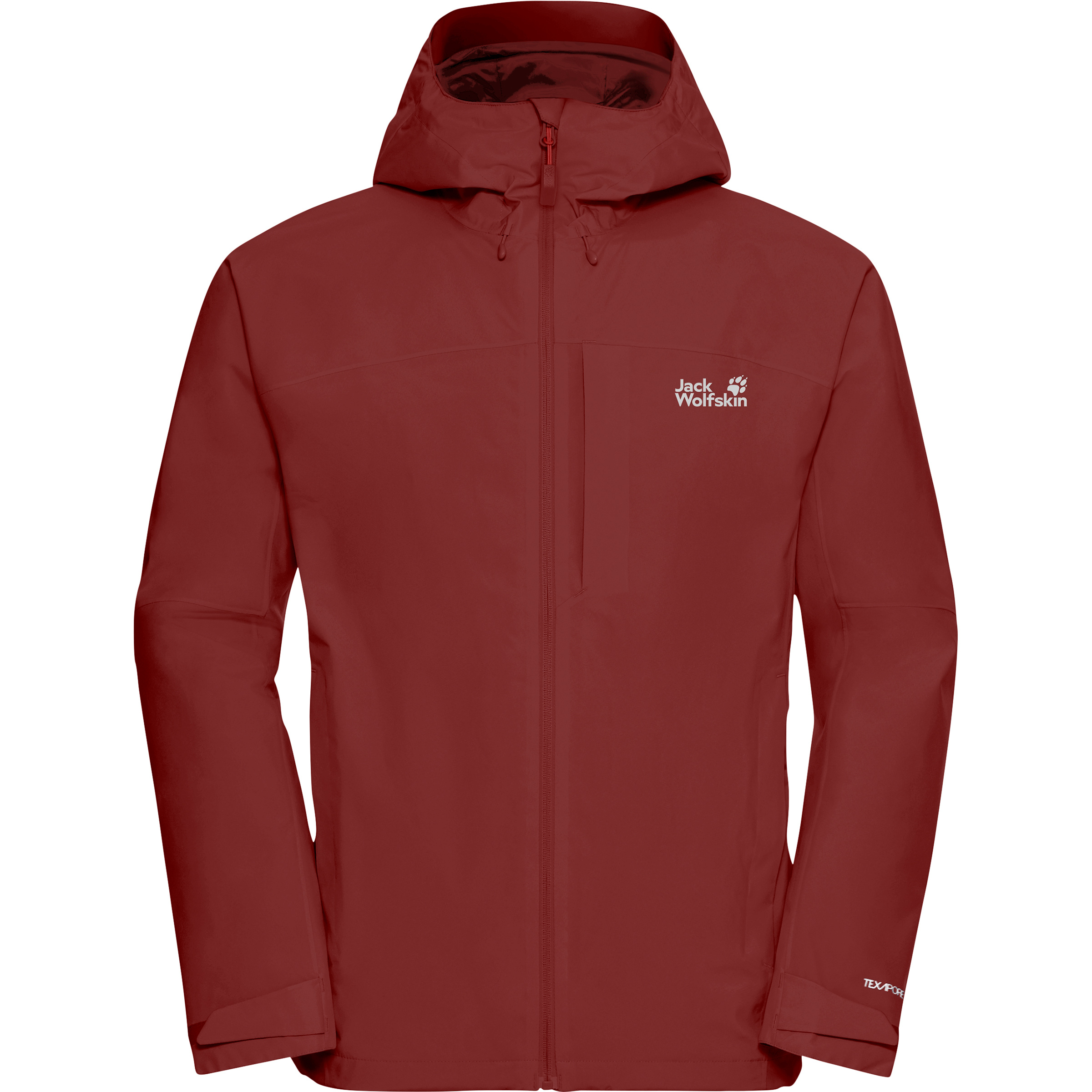 Jack Wolfskin Tempest 2l Herren Regenjacke rot Größe XL Trekking Wasserdicht Wasserabweisend