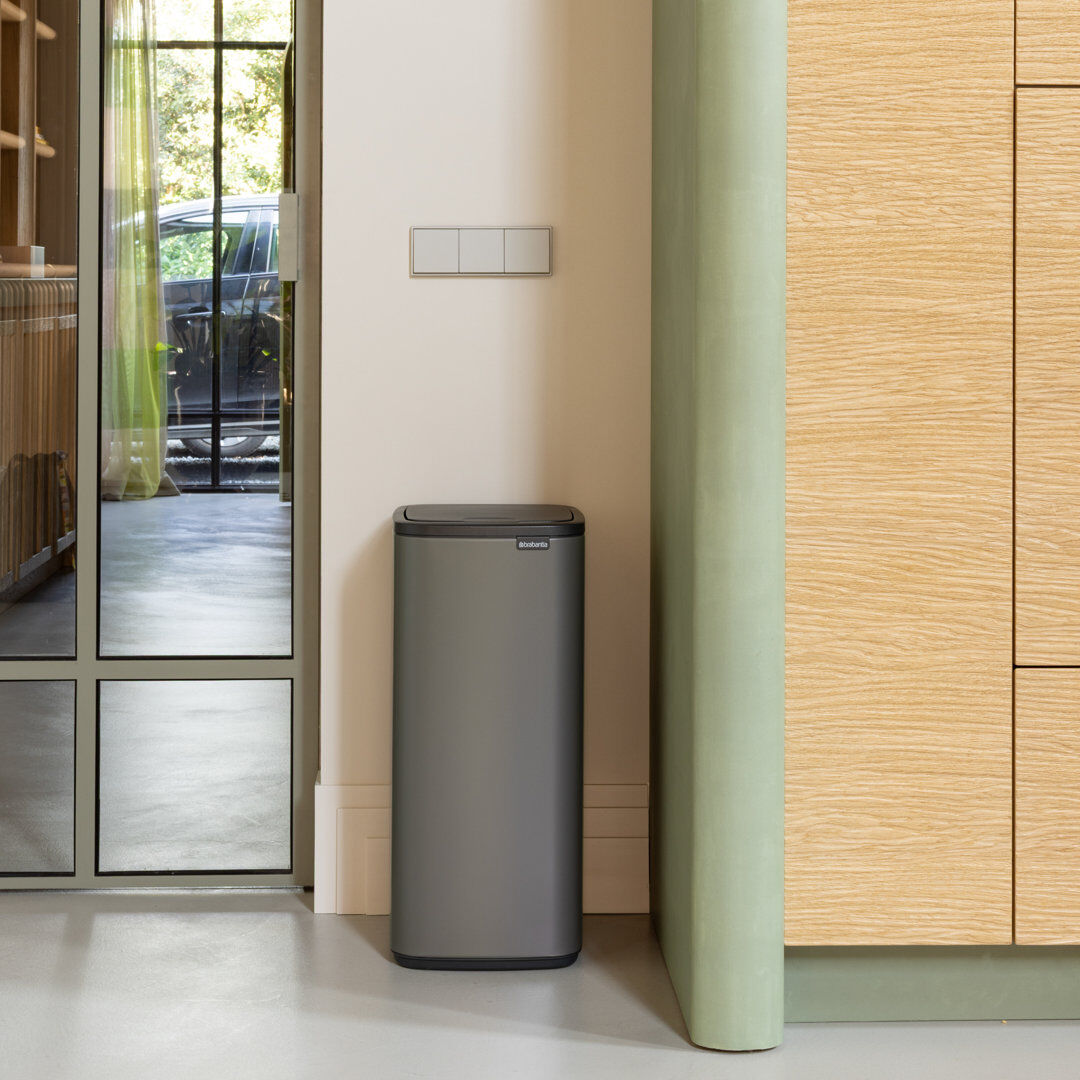 Brabantia Bo Touch Bin 30 Litre Platinum 30L