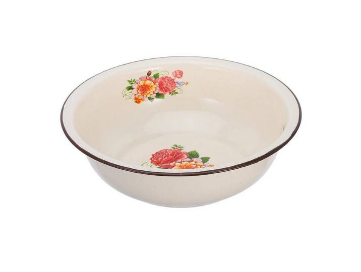 LuxusKollektion Rührschüssel Emaille Rührschüssel 9 cm Vintage, Metall