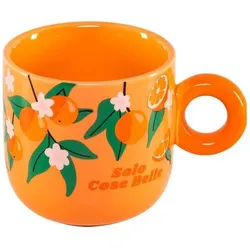 Bialetti, Tasse, Mercato Della Frutta Kaffeebecher (300 ml, 2x)