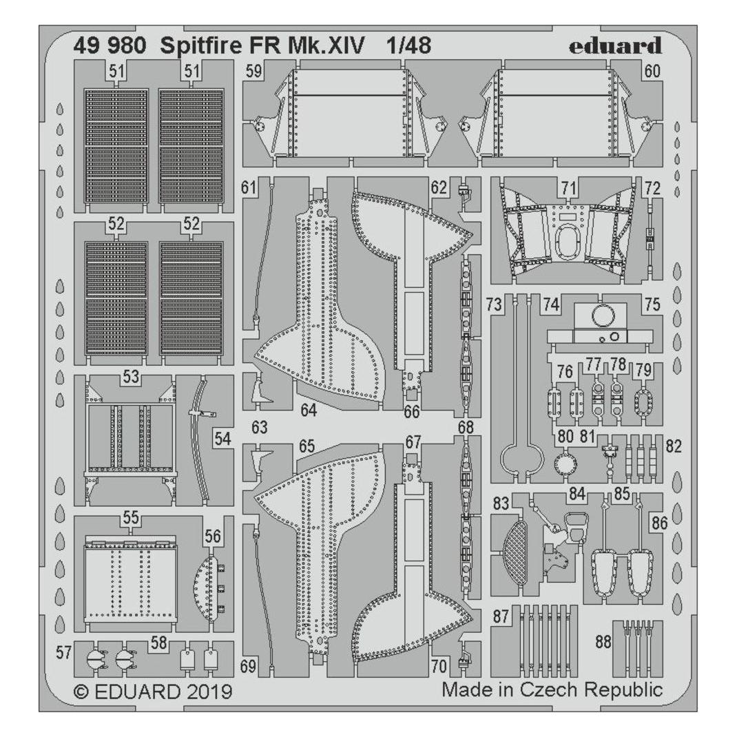 Eduard Spitfire FR Mk.XIV for Airfix (49980)