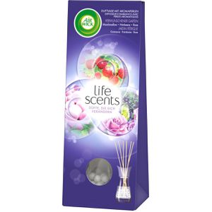 Airwick Raumduft Duftvase, 30 ml, mit Stäbchen, Aromaperlen, Verwunschener Garten