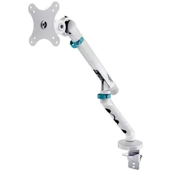 Digitus Single Design Monitorhalterung, 35", 10 kg (Tisch, 35", 10 kg), Monitor Halterung, Weiss