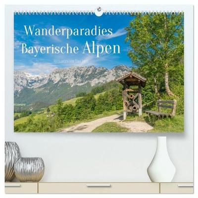 Wanderparadies Bayerische Alpen (hochwertiger Premium Wandkalender 2027 DIN A2 quer), Kunstdruck in Hochglanz