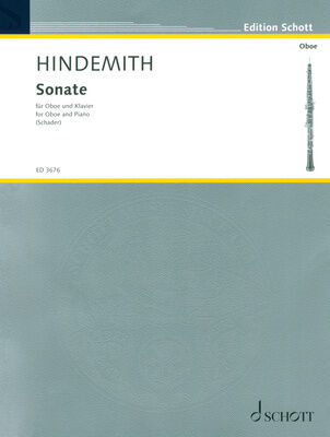 Schott Hindemith Sonate Oboe