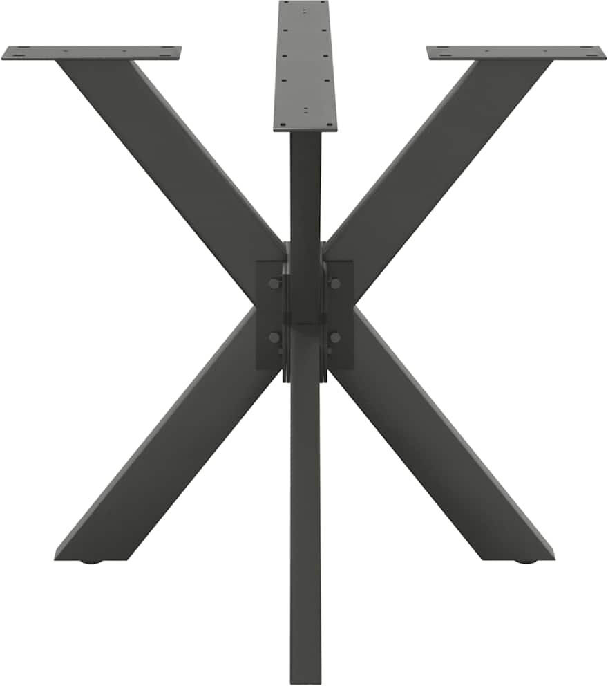 George Oliver Table Leg Anthracite 73cm H x 85cm W x 85cm D