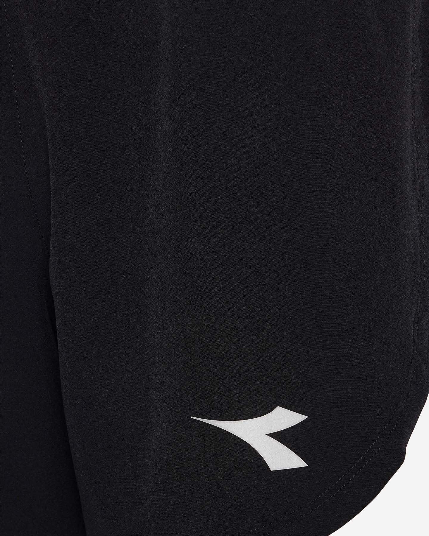 Diadora Sport M - Short Running - Uomo - Nero S