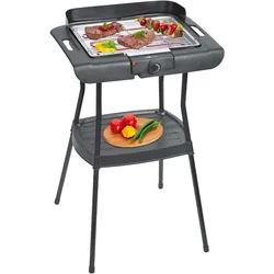 Clatronic, Elektrogrill, BQS 3508 Elektrischer Gartengrill 2000 W 24,5 cm x 35,5 cm (2 kW)