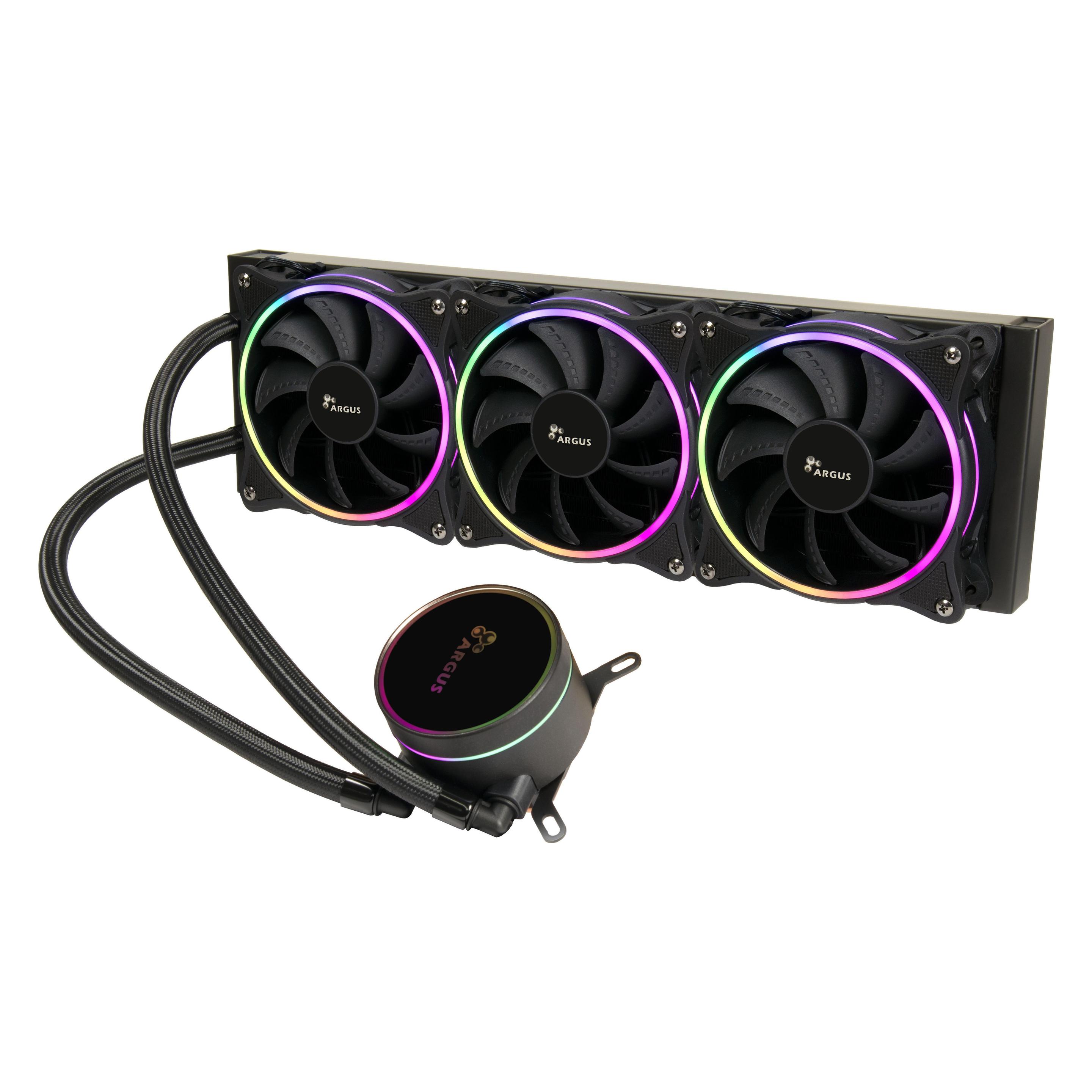 Intertech INTER-TECH Argus Iceman LC360 RGB AiO - Wasserkuehlung mit RGB-Beleuchtung fuer alle gaengigen Socke (88885625)
