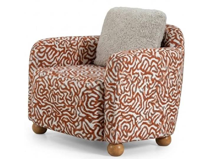 JVmoebel Loungesessel Sessel Weiß minimalistischer Stil Modernes Design Gemütlich Weich (1-St), Made in Europa