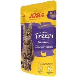 JosiCat rich in Turkey in Sauce | 28x 85g Katzenfutter nass