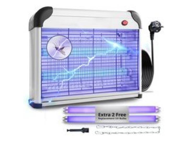 Lampe Anti-Moustique UV 20W 2800V – Lampe Anti-Insectes/Tue-Mouche Électrique Intérieur Piège à Insectes Volants (Mouches Moustiques