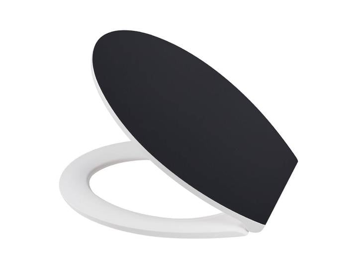 WC-Sitz DIAQUA Hollywood Slow Down , schwarz, B:38,2cm L:44cm, Duroplast, WC-Sitze, WC-Sitz