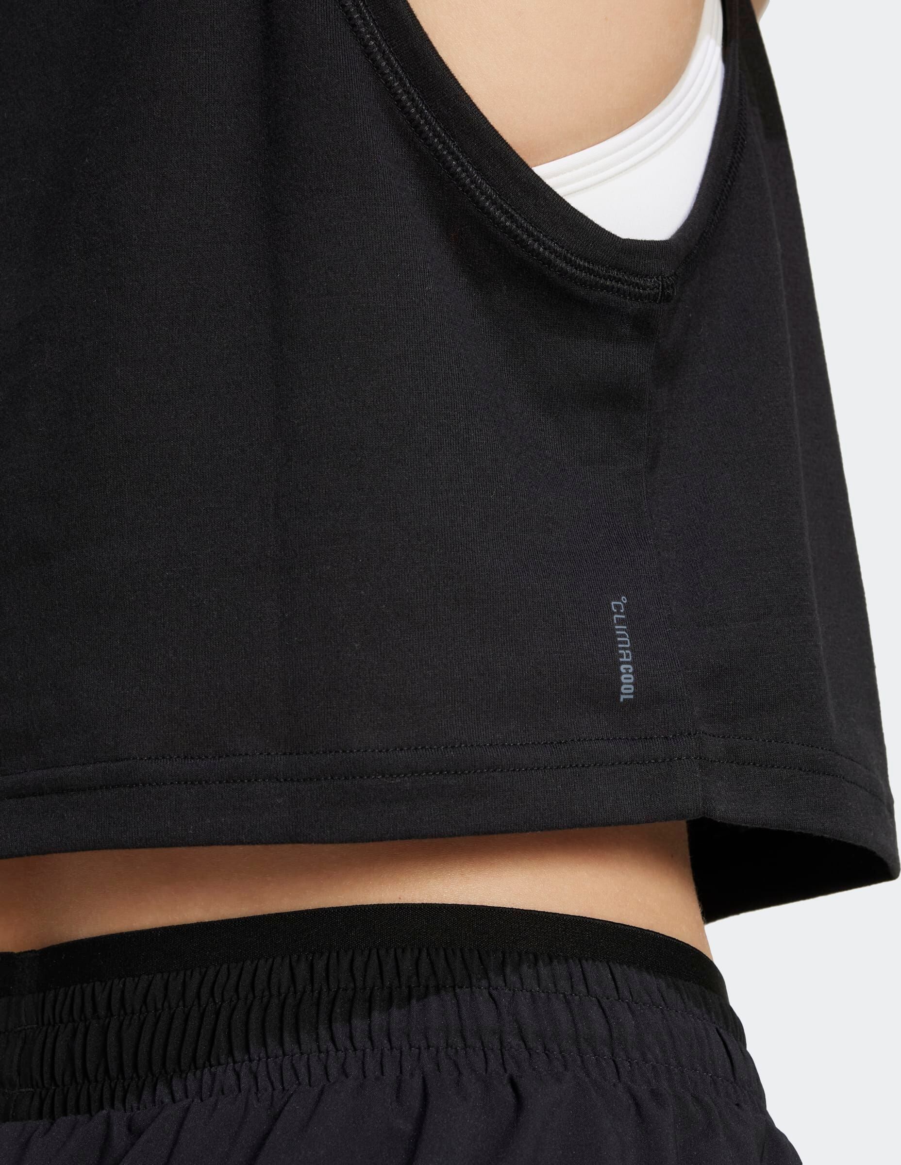 Tanktop ADIDAS PERFORMANCE "TRAIN ESSENTIALS BOXY WORKOUT", Damen, Gr. XL, schwarz, Obermaterial: 70% Polyester, 30% Viskose, Rundhals, Tops Tanktop schwarz XL